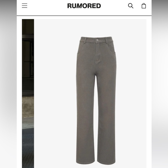 Rumored Painter Pant | Green Jeans - Picture 7 of 7